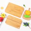 2Pcs Bamboo Cutting Board Antibacterial Mildew Kitchen Vegetable Cutting Board Double Sided Thickened Chopping Boards Portable