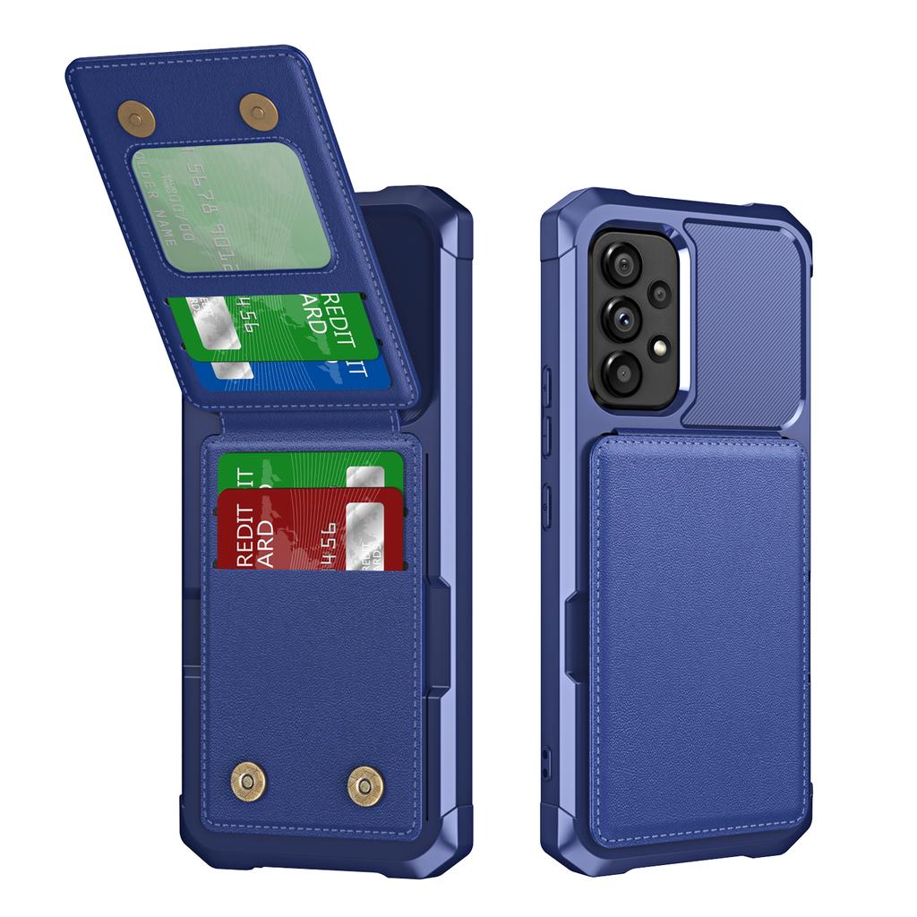 Wallet Case Card Holder Slot Leather Phone Case for Samsung S25 Edge S24 FE S23 Ultra S22 Plus A56 A36 A26 A16 A55 A35 A25 A15