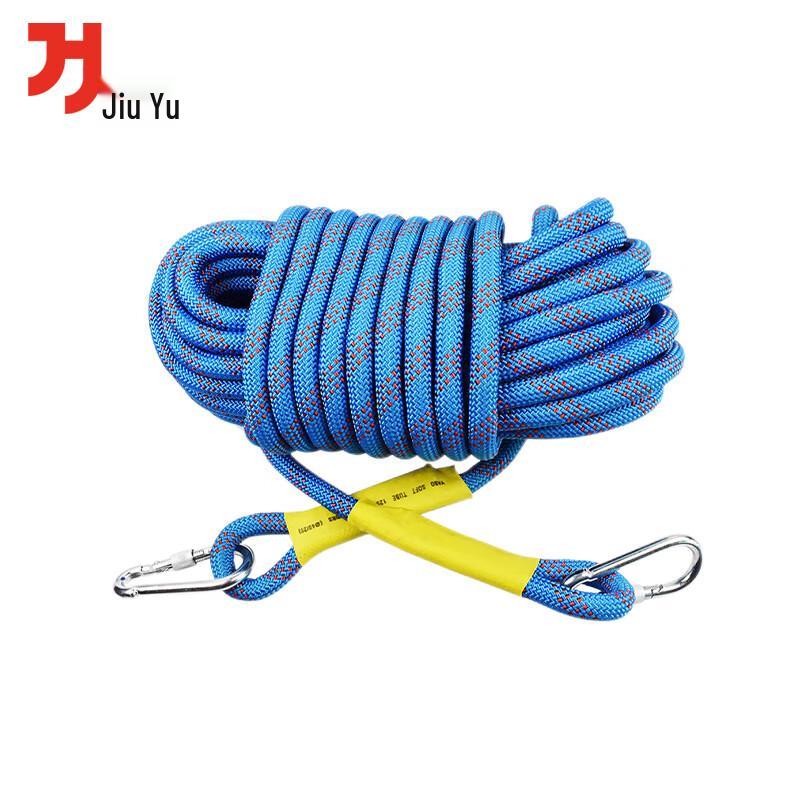 Jiuyu Climbing Safety Rope with Double Hooks