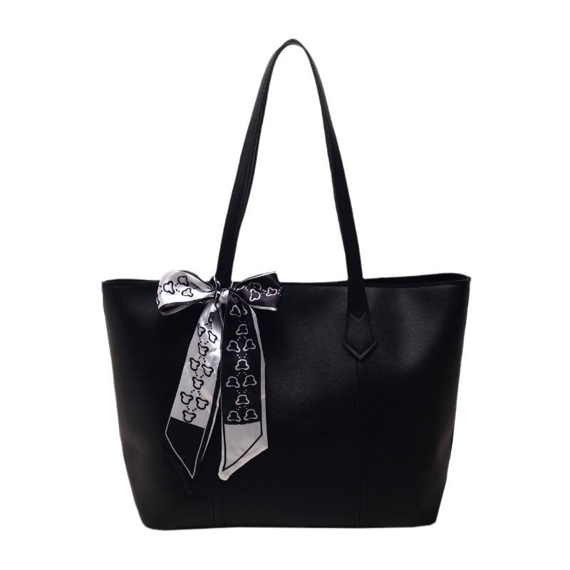 New Trendy Retro Commuter Compartment Shoulder Bag High Sense Tote Bag College Student Class Bag Woman