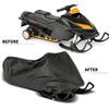 1pc Winter Outdoor Snowmobile Cover Universal Waterproof Dustproof Anti-UV Multi-function Trailer Sled Cover Lawn Mower Cover