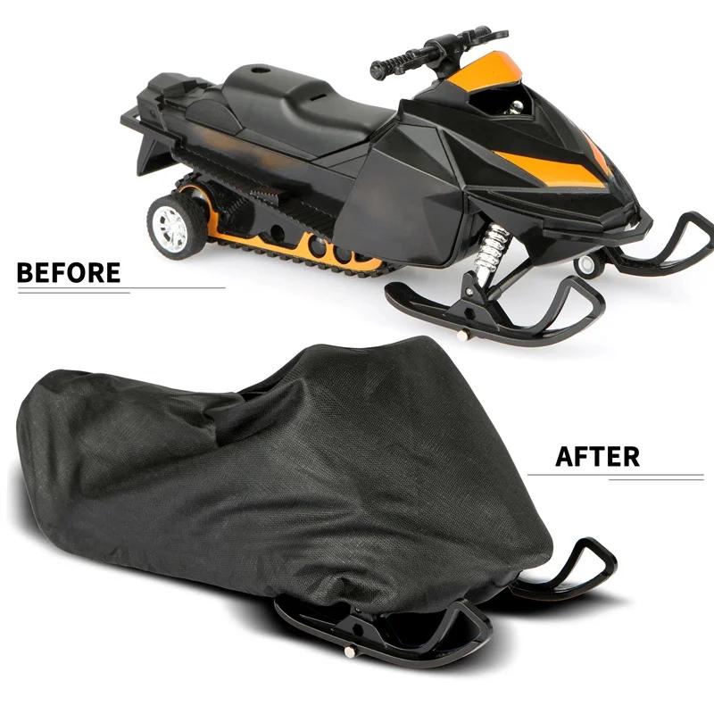1pc Winter Outdoor Snowmobile Cover Universal Waterproof Dustproof Anti-UV Multi-function Trailer Sled Cover Lawn Mower Cover