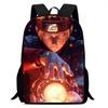NARUTO Cartoon 15-inch Lightweight Backpack With Adjustable Shoulder Straps Kids Daily School Bag For Boys Girls Age 5-9