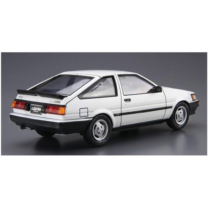 Aoshima 1/24 The Model Car Series No. 85 Toyota AE85 Corolla Levin 1500SR 1985 Plastic Model Kit