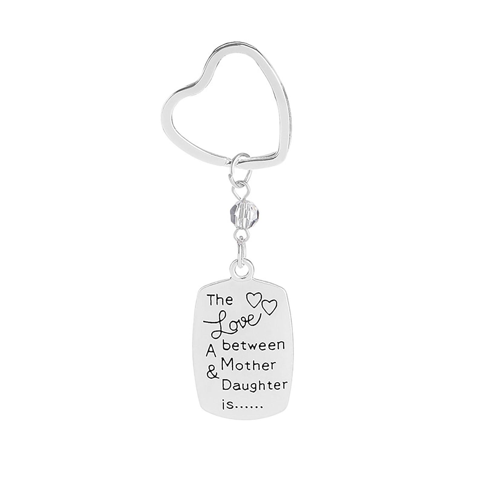 

Mother Daughter Gift Keyring Keychain Mum Keyring Daughter Key Ring Mother s Day
