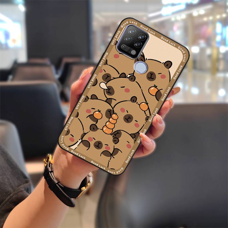 Anti-dust Silicone Phone Case For Tecno Pova/LD7 Fashion Design Cartoon Waterproof Protective Durable Back Cover Cute