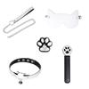 Nekomusume Flirting Set: SM Toys with Restraint Collar & Bone Gag