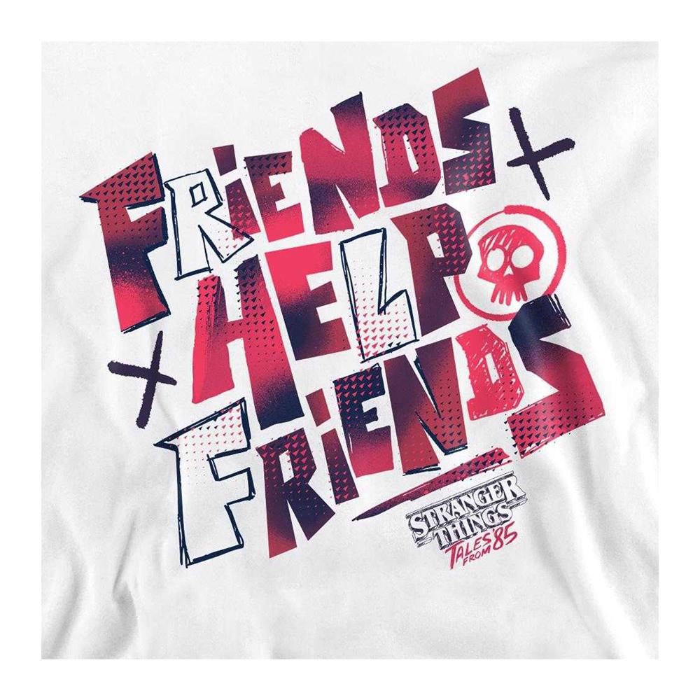Stranger Things: Tales from Â´85 Unisex Adult Friends Help Sweatshirt