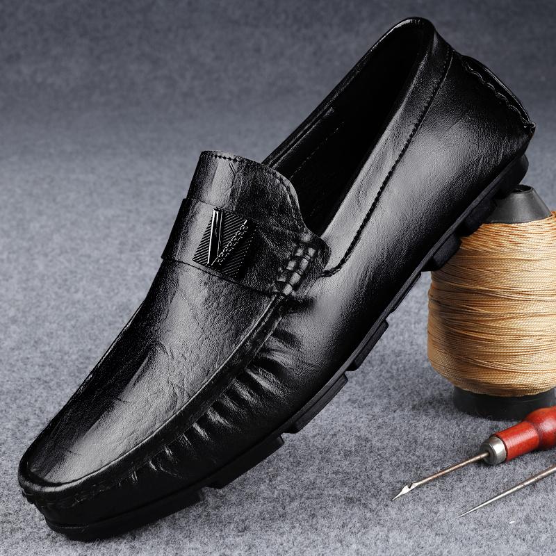 Genuine Leather Shoes Men Loafers Comfortable Casual Shoes Men Flats Moccasins Men Footwear