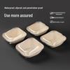 Fanshun Disposable Slanted Pulp Takeout Box with PET Lid