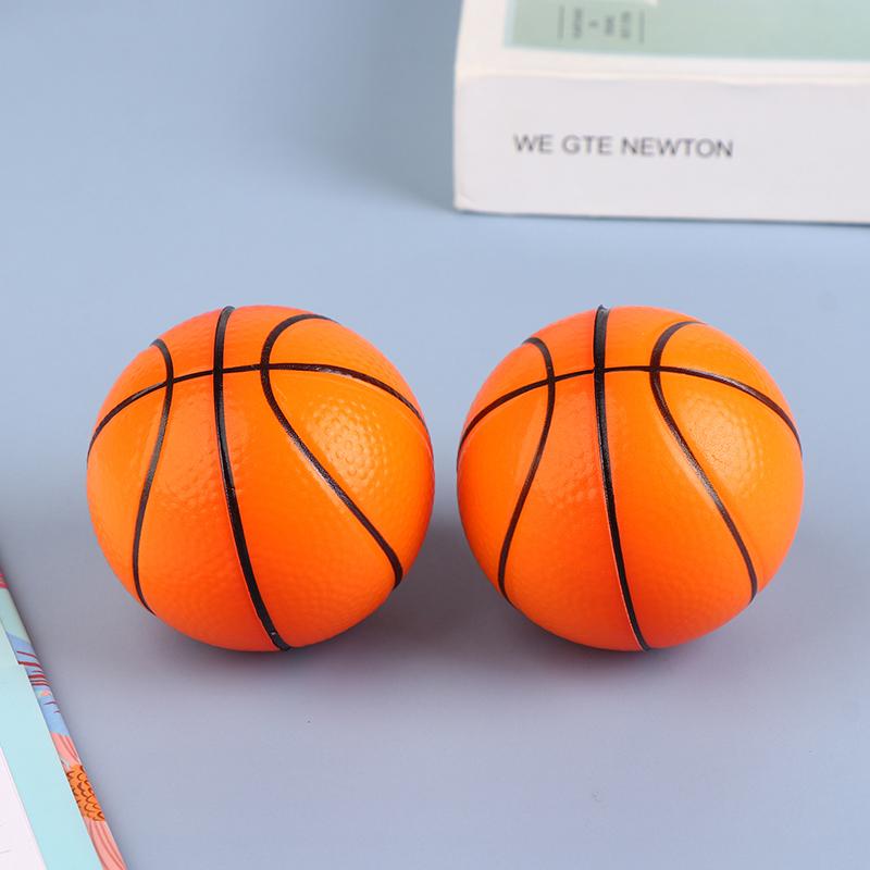 2Pcs Squeeze Toy Ball Football Pu Soft Foam Sponge Stress Relief Baseball Toys For Kids Children Wrist Training Balls