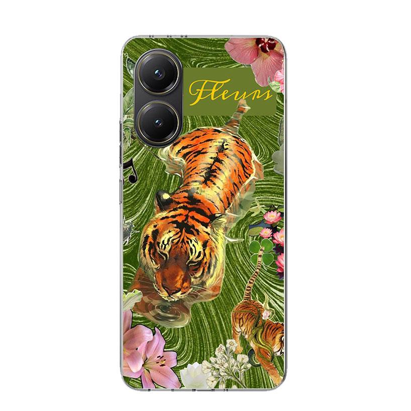 Superior Tiger Pattern Art Phone Case For Xiaomi Poco X7 X6 X5 Pro F7 Ultra Redmi 15C 15 13 13C 12 12C 10 10A 10C 9 9A 9C 9T Cov