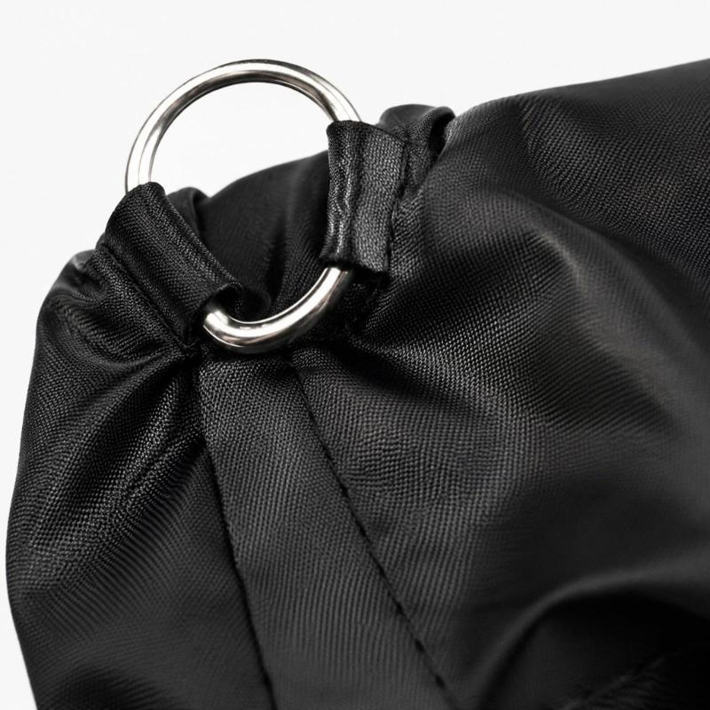 Miter Cutting Machine Dust Collection Bag, 2 Pack with Bottom Emptying Opening and Metal Hangers for Wood and Aluminum Cutting Debris Disposal