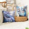 W-Wuthering Waves Cartethyia Cushion Cover Natural Linen Organic Fabric Double-Sided Printing Sofa Home Decor Gift Pillow Case