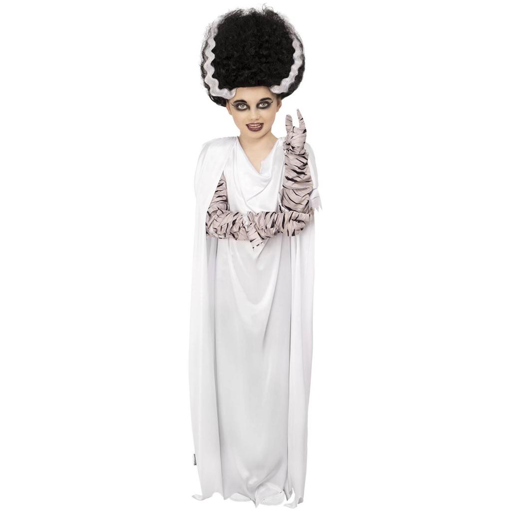 Universal Monsters Girls The Bride Of Frankenstein Costume Set
