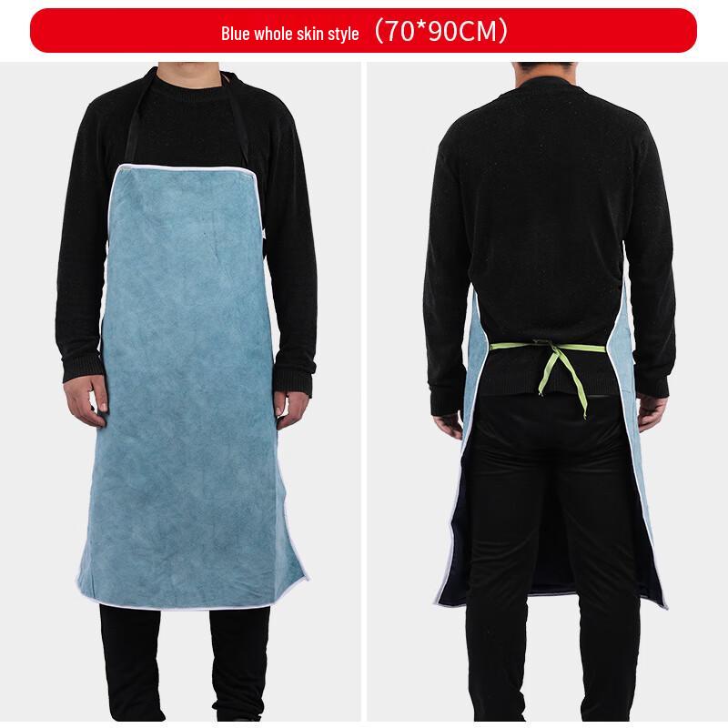 Yuzhuxun Cowhide Anti-Scald Work Apron