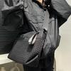 Mesh Nylon Shoulder Bag Large Capacity Neutral Wind Simple Trend Oblique Span Bag