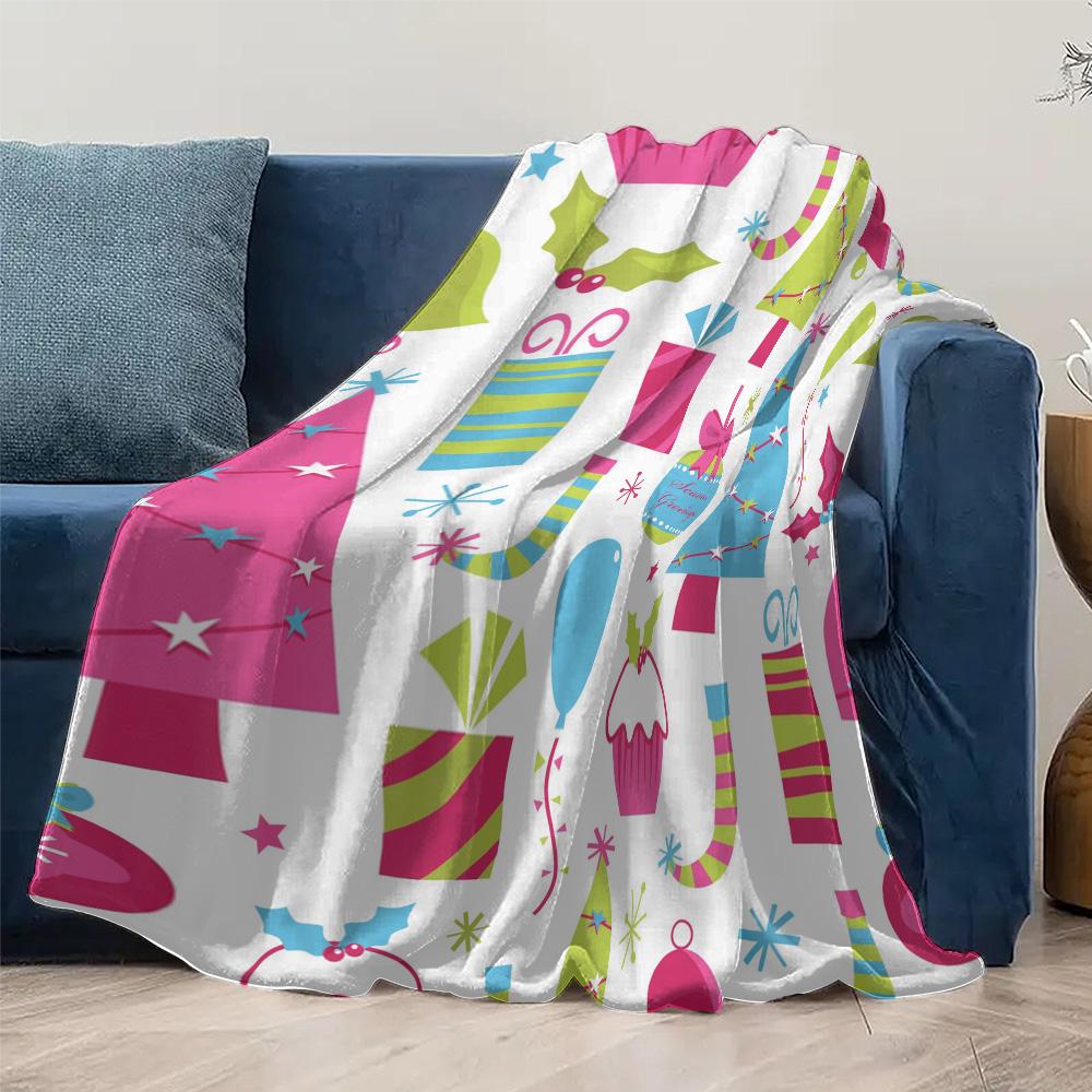 TU Soft Throw Blanket Cozy Flannel Fleece Warm Decorative Home Bedding Living Room Dorm Decor Gifts