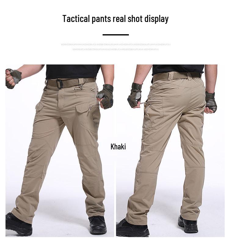 Quick-Dry Elastic Tactical Pants for Summer: Mountaineering, Training, & Work