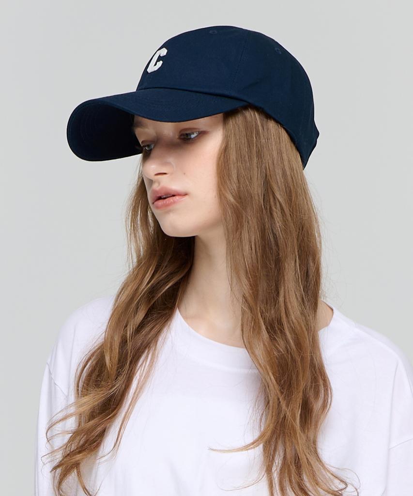 CARGOBROS FOR WOMAN Logo Point Ball Cap (Navy)