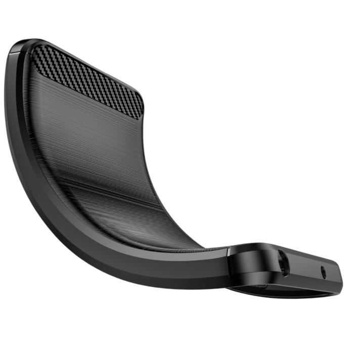 Hülle und Displayschutz - Phonillico - Google Pixel 7a - Weiches Silikon - 2 Hartglas - Schwarz