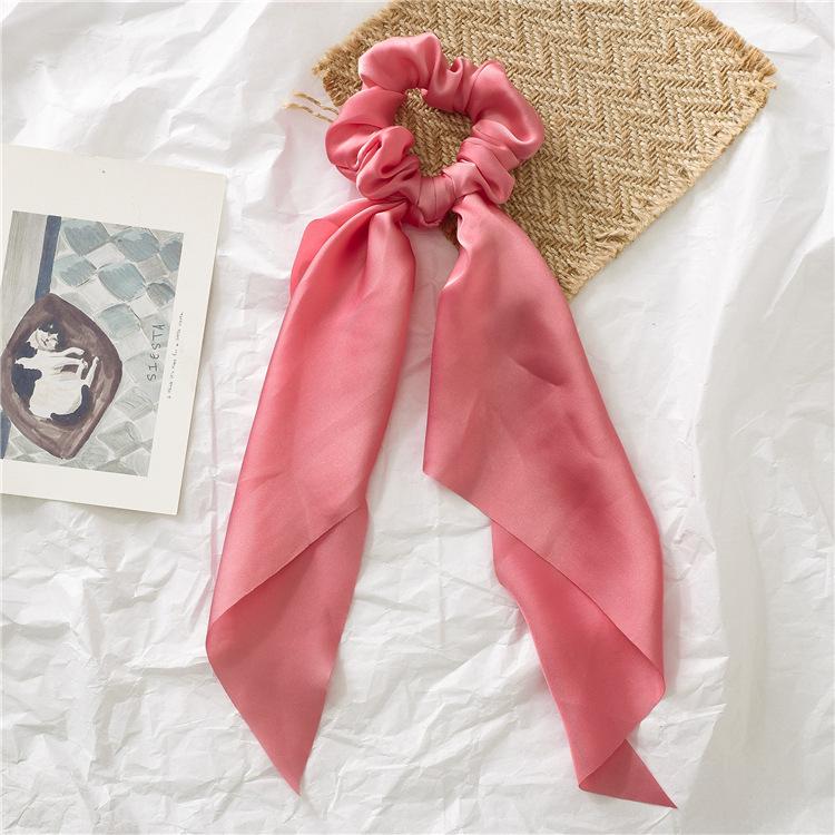 Chiffon Printing Flower Bandana Hair Scarf Headband for Women Vintage Long Ribbon Scrunchie Beach Bandanas Hair Accessories