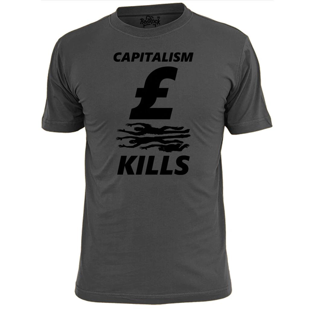 Mens Capitalism Kills T shirt Socialism Economics