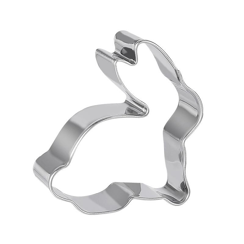 17-Piece Stainless Steel Cookie Cutters: Easter & Ocean Cartoon Series