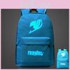 Fairy Tail Anime Backpack Canvas Student Rucksack With Zipper For School Use