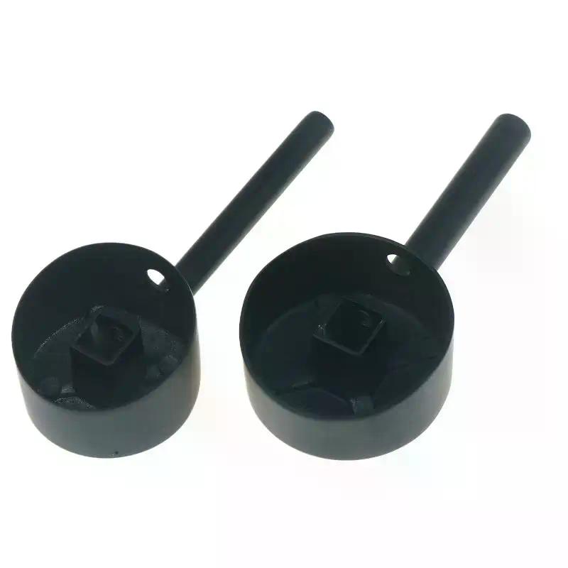 Poignée de Robinet à Cartouche 35/40mm - Poignée de Remplacement en Laiton Chromé pour Robinet de Lavabo de Salle de Bain, Outil d'Installation Facile