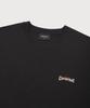 COVERNAT Cool Cotton Surfing Motion Graphic T-Shirt Black