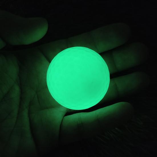 Glow-in-the-dark Golf Ball, Night Practice Fluorescent Golf Ball, Long Lasting Luminous Standard Golf Ball for Night Play, Golf Accessories