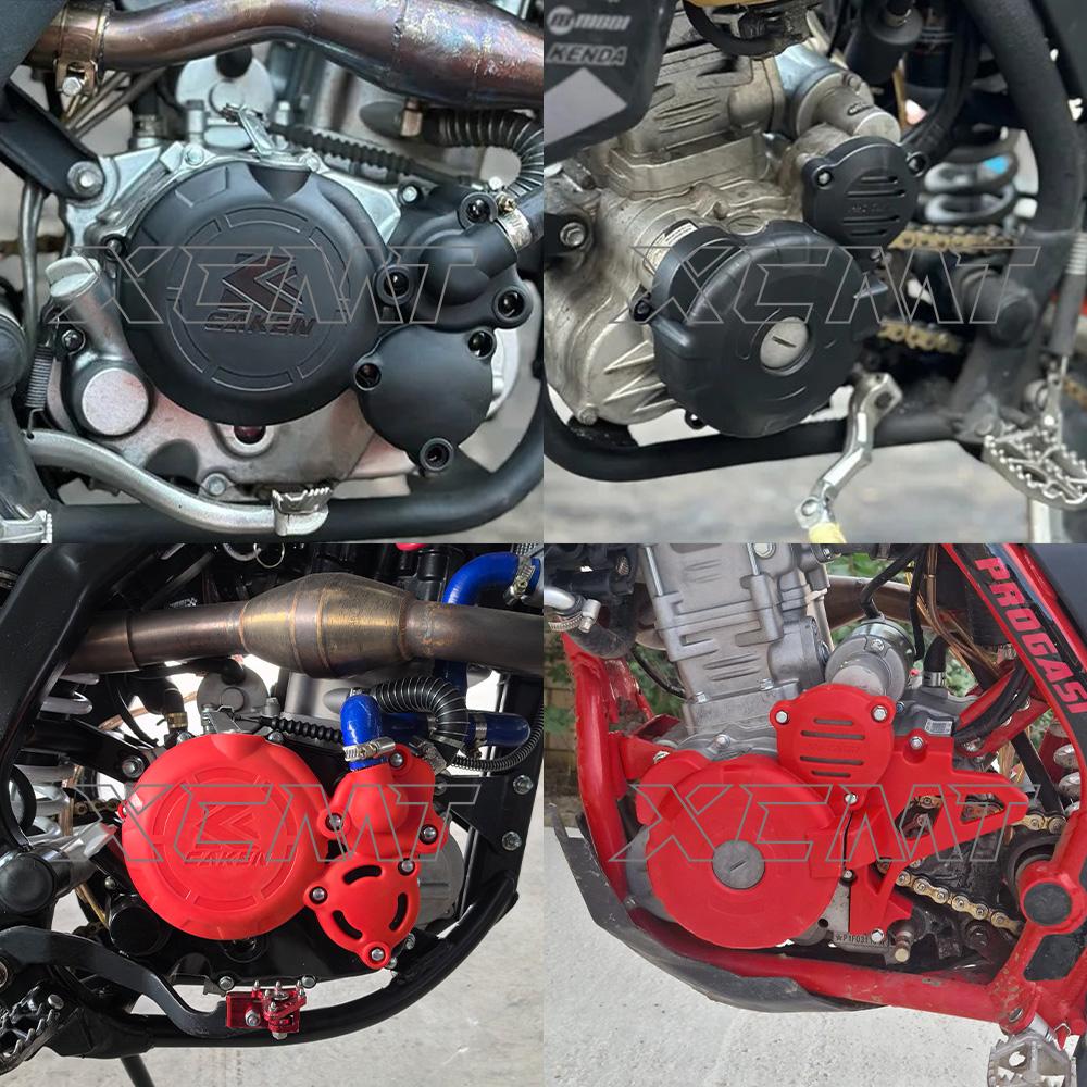 Motocross Ignition Clutch Cover Guard Small Sprocket Gear Protector For Bosuer BSE M6 J1 X6 ZongShen 300cc CBS300 CBS 300