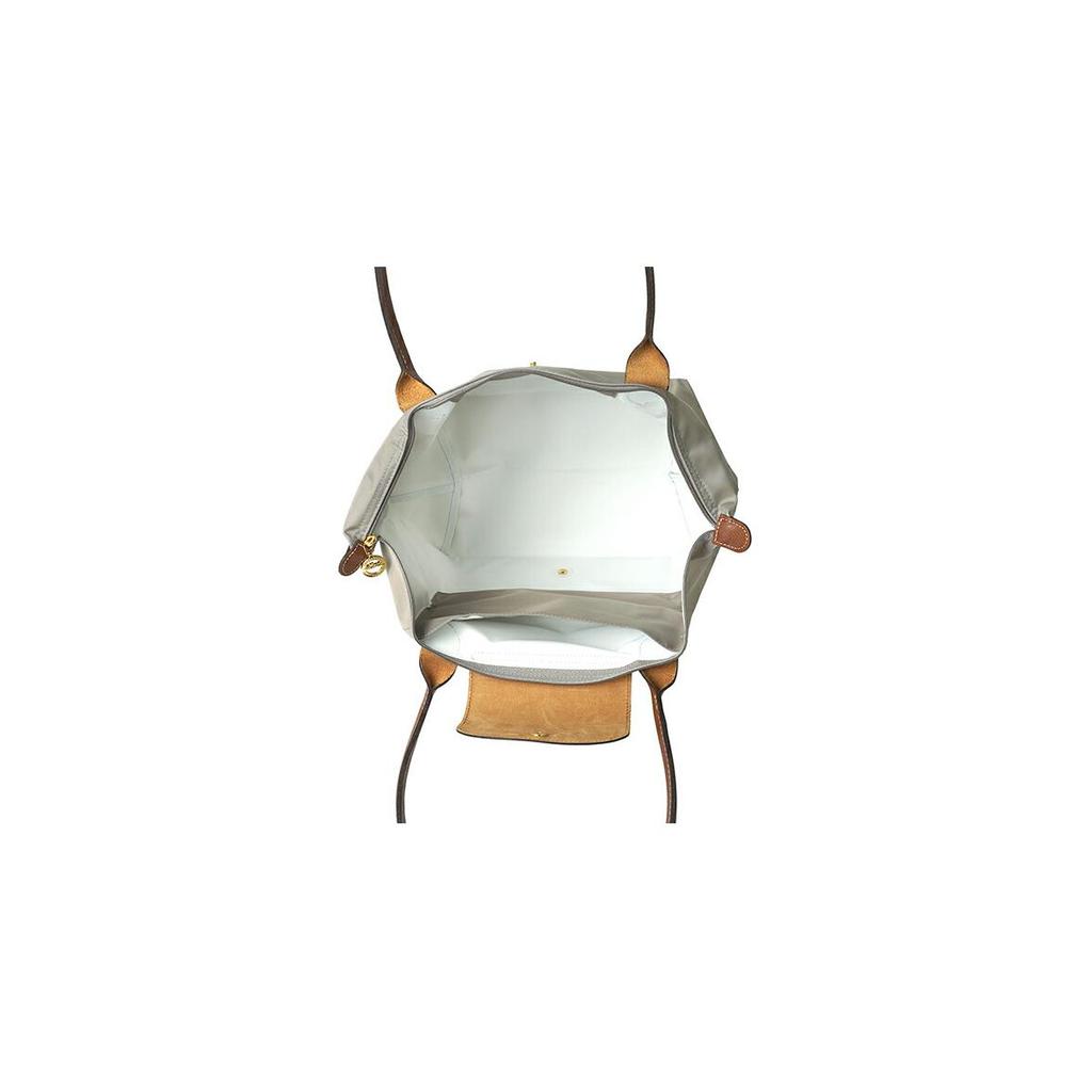 New LONGCHAMP Le Pliage Recycled Material Dumpling Bag Handbag, Shoulder Bag Women's Gray 1899089P55