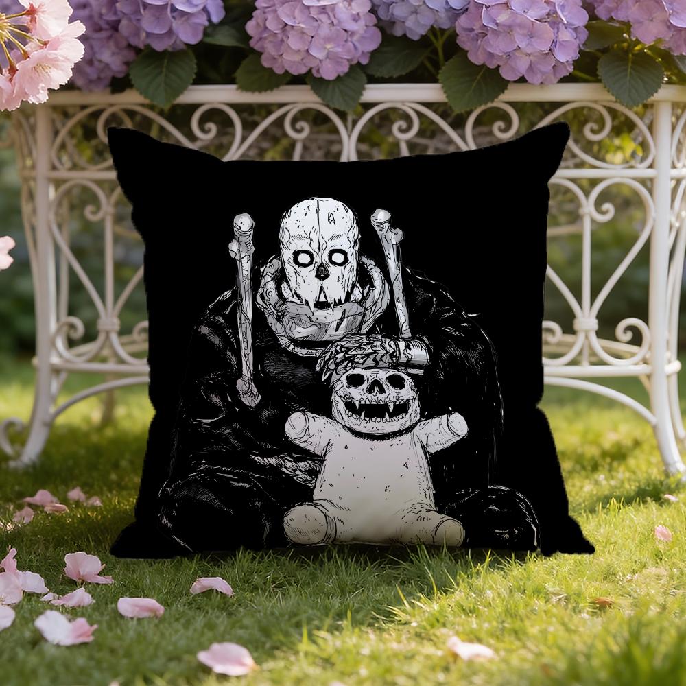 AnimeDai D-Dark Cushion Cover Home & Car Dual-Scene Pillow Cover: Reversible for Premium Comfort