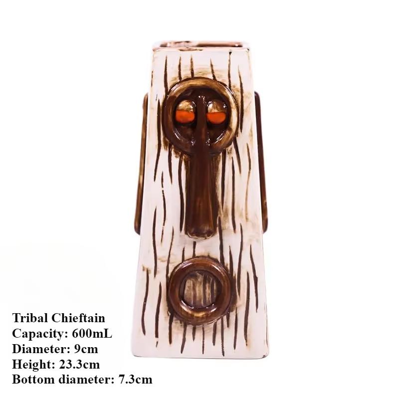 Hawaii Påskön Tiki Muggar Kreativ Porslin Öl Vin Mugg Öl Vin Cocktail Party Kopp Barverktyg Keramisk Tiki Mugg