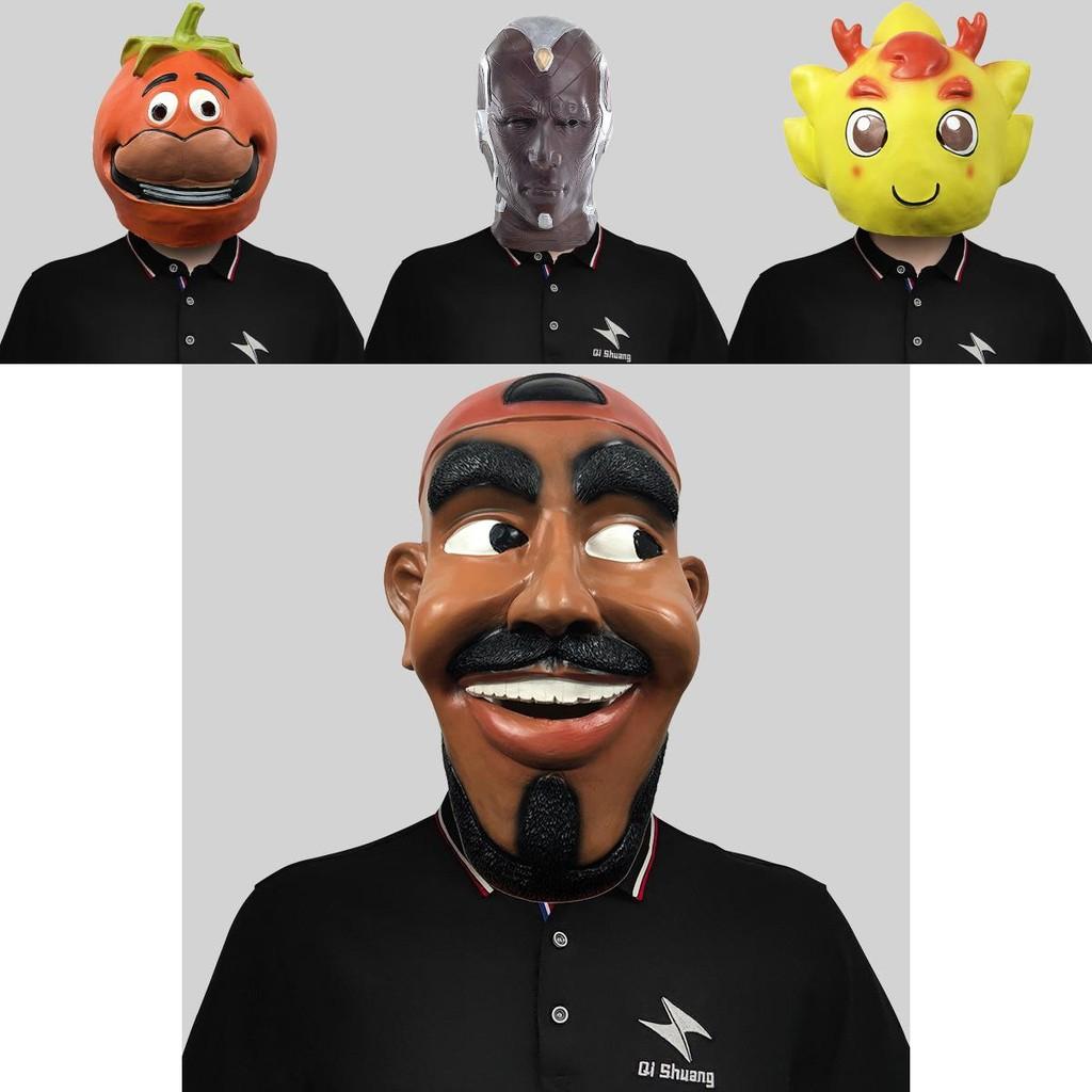 Urkomische Latexmaske für Kostümpartys mit Marvel-Charakteren und einzigartigen Designs