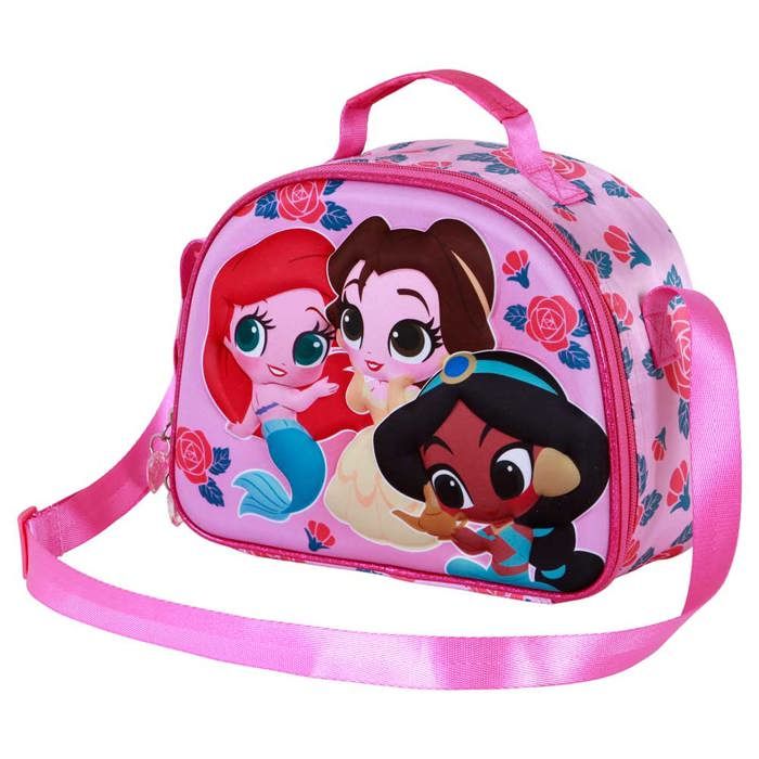 Sac Repas 3D - Disney Princesses Disney Flowers - Rose - Taille Unique
