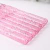 7 PCS Aluminum Crochet Hooks Set (2.0-5.0mm) with Colorful Clear Handles for Yarn Knitting DIY Hats Scarves Amigurumi Crafts