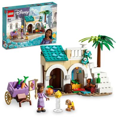 LEGO Disney Princess Rosas Kingdom Town and Asha 43223 Toy Block Present Princess Princess Fantasy Girls 6 Years Old ~