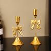 European Style Romantic Dining Table Decoration Retro Candlelight Dinner Props Wedding Table Candle Stand Exquisite Candlestick