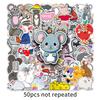 50 Mouse Personality Cartoon Animal Children's Gum Decorative Water Cup Suitcase Skateboard Graffiti Stickers