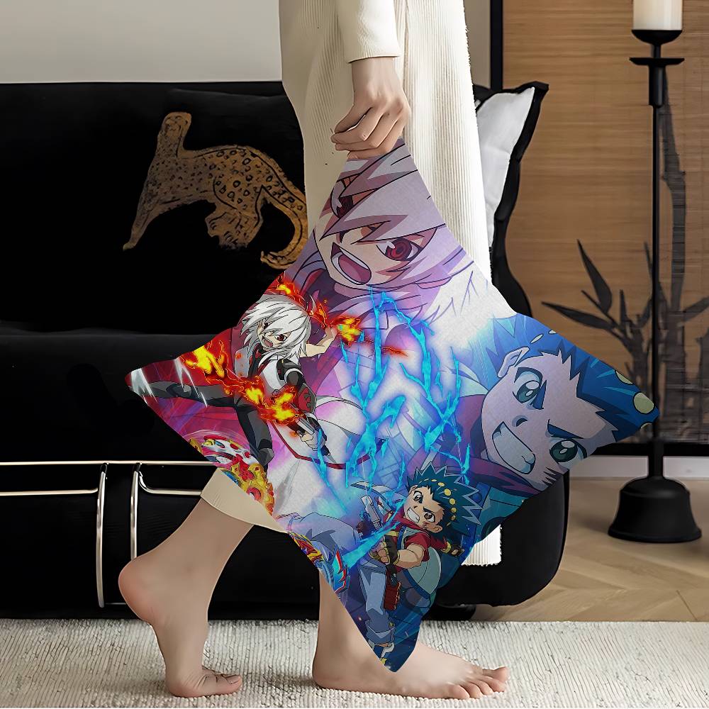 

Cool BBeyblade Burst Pillow Cover Design Cushion Cover Decor Holiday Decorati 30x30 cm