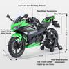 1:12 Scale Z1000 400 Alloy Motorcycle Model Toy Car Pull Back Shock Absorption Simulation Motor Models Children's Gifts Toys