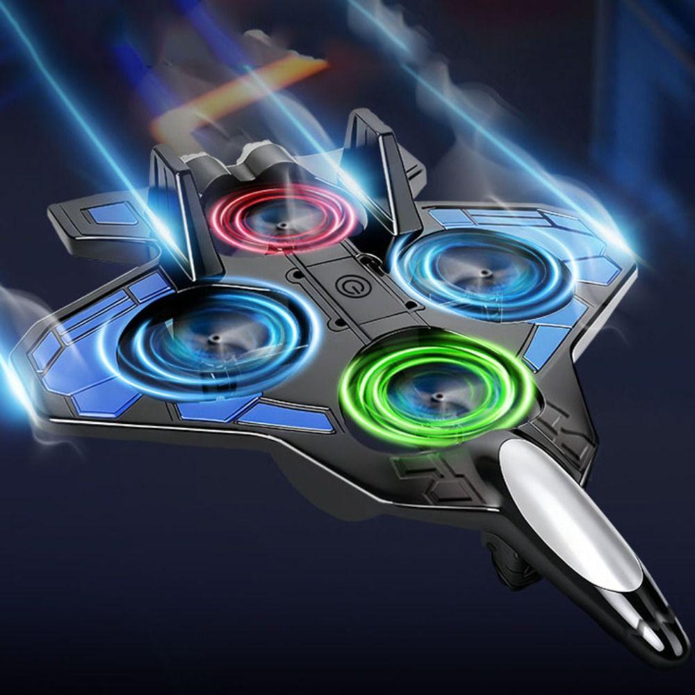 Gravity Sensing Four Motor Helicopter Toy Rechargeable RC Hobby Jet Plane Parent-child Interaction