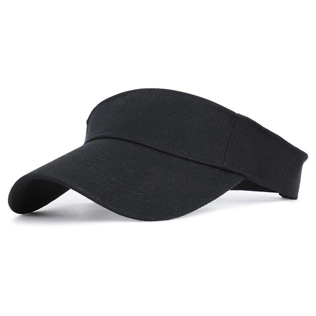 Cappello con visiera parasole per sport all'aperto, con parte superiore aperta, traspirante, regolabile, stile baseball, cappello parasole per tennis, golf, corsa
