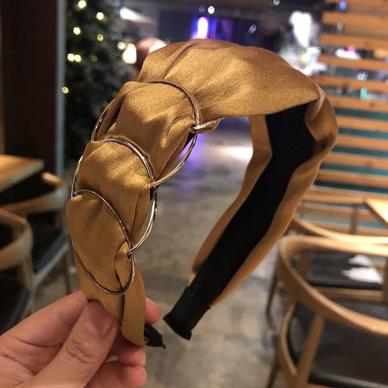 Women Cross Wide-brimmed Fashion Hair Band Headband Hair Band Woman Gift Head Decoration Colors Hair Styling Accessories