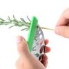 9 Holes Stainless Steel Kitchen Herb Leaf Stripping Tool Metal Herb Pealer for Kale Collard Greens Thyme Basil Rosemary Stripper