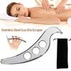 Stainless Steel Gua Sha Scraping Massage Tool-Muscle Scraper Soft Tissue Mobilization,Physical Therapy for Back, Legs, Arms