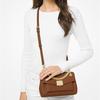 Michael Kors Lita Commuter Chain Flap Gold Buckle Leather Handbag Crossbody Medium Women handbags Brown 35T0GXPL2O-230